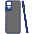 Xiaomi Redmi Note 12 Pro Plus 5G Kılıf Kamera Korumalı Arkası Şeffaf Mat Silikon Kapak - Lacivert