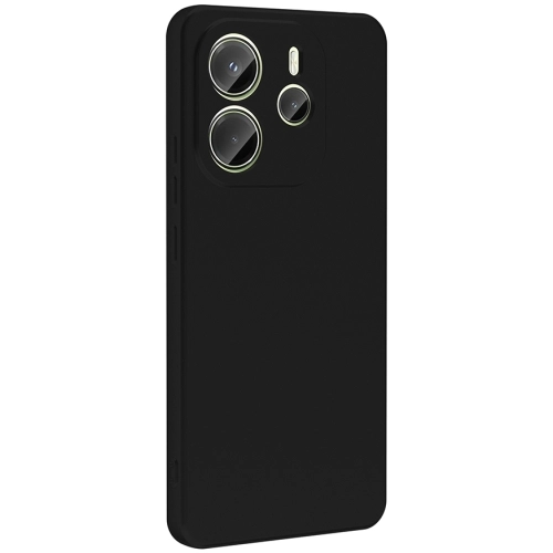 Xiaomi Redmi Note 14 4G Kılıf İnce Soft Mat Renkli Esnek Silikon Kapak - Lacivert