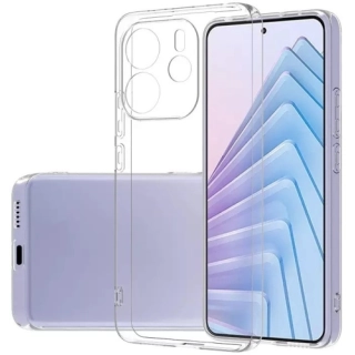 Xiaomi Redmi Note 14 4G Kılıf Kamera Korumalı Esnek Silikon Kapak - Şeffaf