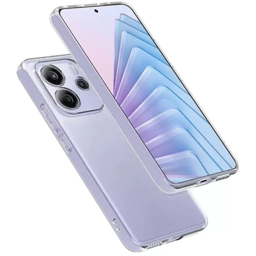 Xiaomi Redmi Note 14 4G Kılıf Kamera Korumalı Esnek Silikon Kapak - Şeffaf