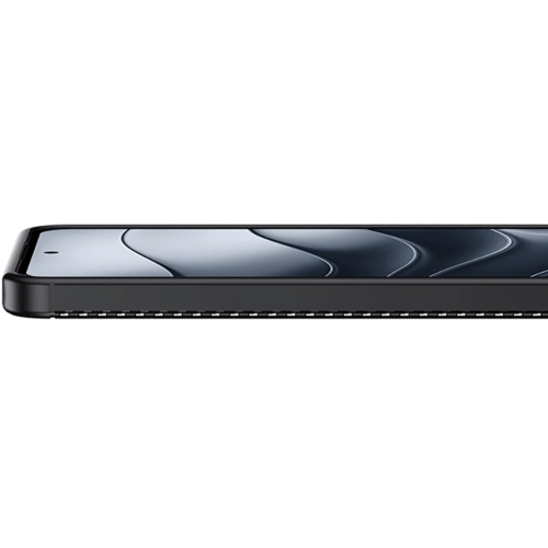 Xiaomi Redmi Note 14 4G Kılıf Silikon Parmak İzi Bırakmayan Karbon Soft Negro Kapak - Siyah