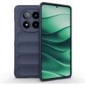 Xiaomi Redmi Note 14 Pro 4g Kılıf Esnek TPU Oyuklu Arka Yüzey Tasarımlı Zore Etnik Silikon Kapak - Lacivert