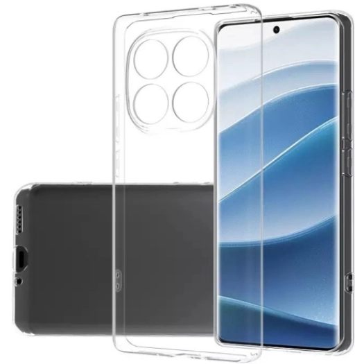 Xiaomi Redmi Note 14 Pro 4g Kılıf Kamera Korumalı Esnek Silikon Kapak - Şeffaf