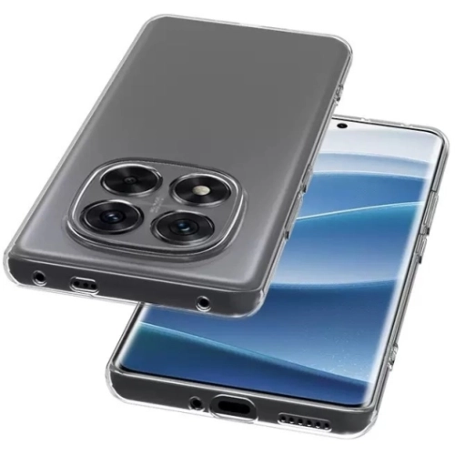 Xiaomi Redmi Note 14 Pro 4g Kılıf Kamera Korumalı Esnek Silikon Kapak - Şeffaf