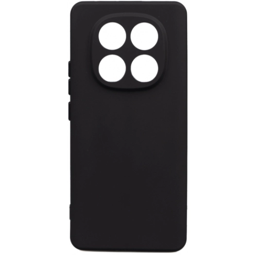 Xiaomi Redmi Note 14 Pro 5G Kılıf Silikon Mat Esnek Kamera Korumalı Biye Kapak - Siyah