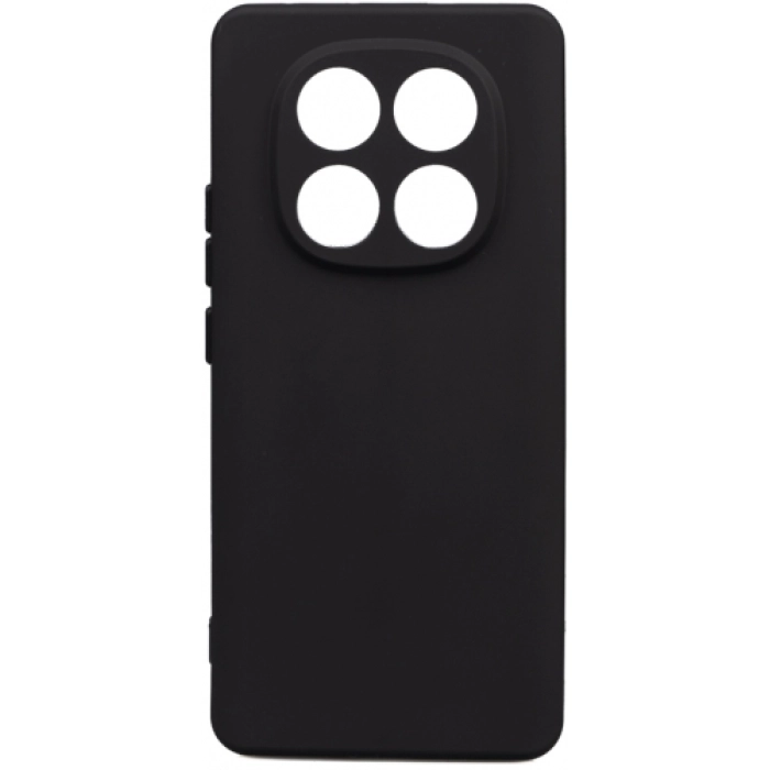 Xiaomi Redmi Note 14 Pro 5G Kılıf Silikon Mat Esnek Kamera Korumalı Biye Kapak - Siyah