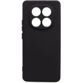 Xiaomi Redmi Note 14 Pro 5G Kılıf Silikon Mat Esnek Kamera Korumalı Biye Kapak - Siyah