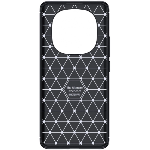 Xiaomi Redmi Note 14 Pro 5G Kılıf Silikon Parmak İzi Bırakmayan Karbon Soft Negro Kapak - Siyah