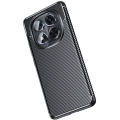 Xiaomi Redmi Note 14 Pro 5G Kılıf Silikon Parmak İzi Bırakmayan Karbon Soft Negro Kapak - Siyah