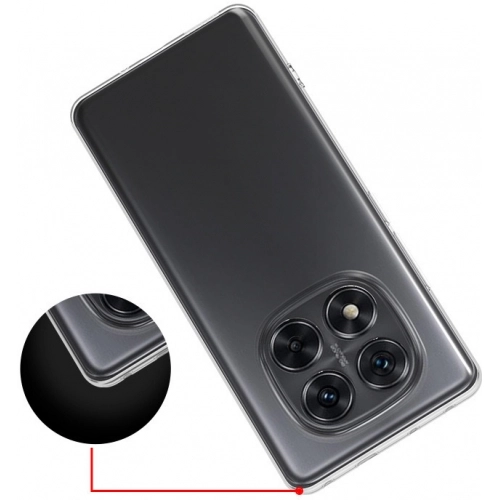 Xiaomi Redmi Note 14 Pro Plus Kılıf Kamera Korumalı Esnek Silikon Kapak - Şeffaf