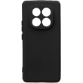 Xiaomi Redmi Note 14 Pro Plus Kılıf Silikon Mat Esnek Kamera Korumalı Biye Kapak - Siyah