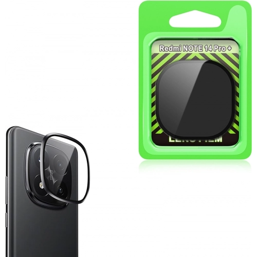 Xiaomi Redmi Note 14 Pro Plus Lens Kamera Koruyucu Parmak İzi Bırakmaz CL-07 - Siyah