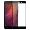 Xiaomi Redmi Note 4X Kırılmaz Cam Tam Kapatan Kenarları Kırılmaya Dayanıklı Cam Ekran Koruyucu - Siyah