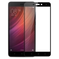 Xiaomi Redmi Note 4X Kırılmaz Cam Tam Kapatan Kenarları Kırılmaya Dayanıklı Cam Ekran Koruyucu - Siyah