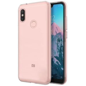 Xiaomi Redmi Note 6 Pro Kılıf Kamera Korumalı Esnek Silikon Kapak - Şeffaf