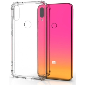 Xiaomi Redmi Note 7 Kılıf Silikon Köşe Korumalı Airbag Darbe Emici Kapak - Şeffaf