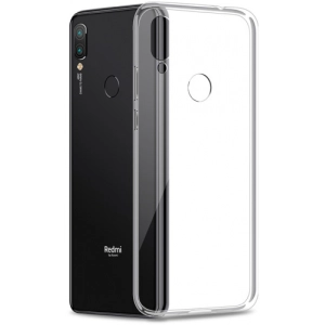 Xiaomi Redmi Note 7 Kılıf Kamera Korumalı Esnek Silikon Kapak - Şeffaf