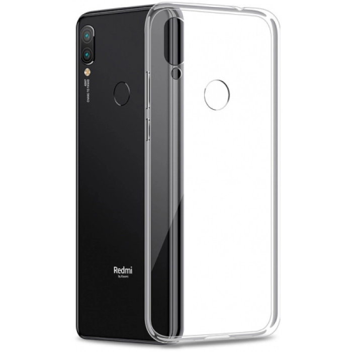Xiaomi Redmi Note 7 Kılıf Kamera Korumalı Esnek Silikon Kapak - Şeffaf