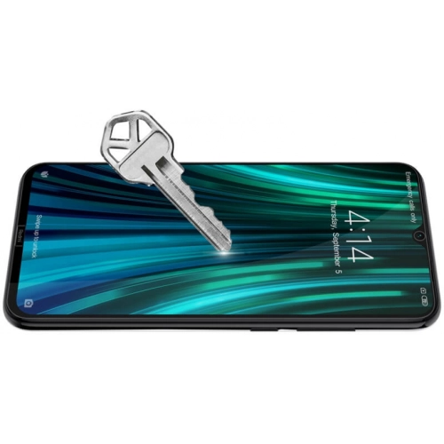 Xiaomi Redmi Note 8 Kırılmaz Cam Tam Kapatan Kenarları Kırılmaya Dayanıklı Cam Ekran Koruyucu - Siyah