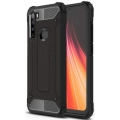 Xiaomi Redmi Note 8 Kılıf Zırhlı Tank Crash Silikon Kapak - Siyah