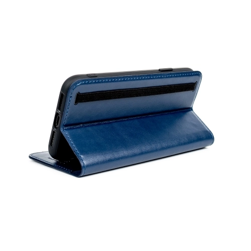 Xiaomi Redmi Note 8 Kılıf Kapaklı Mıknatıslı Cüzdan ve Mıknatıslı Silikon Kılıf - Lacivert