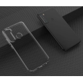 Xiaomi Redmi Note 8 Kılıf Korumalı Kenarları Silikon Arkası Sert Coss Kapak  - Şeffaf