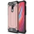 Xiaomi Redmi Note 8 Pro Kılıf Zırhlı Tank Crash Silikon Kapak - Rose Gold