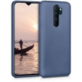 Xiaomi Redmi Note 8 Pro Kılıf İnce Soft Mat Renkli Esnek Silikon Kapak - Lacivert