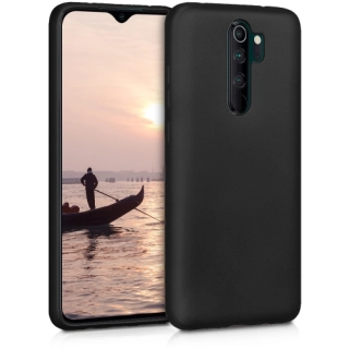 Xiaomi Redmi Note 8 Pro Kılıf İnce Soft Mat Renkli Esnek Silikon Kapak - Siyah