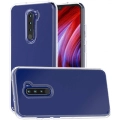 Xiaomi Redmi Note 8 Pro Kılıf Korumalı Kenarları Silikon Arkası Sert Coss Kapak  - Şeffaf