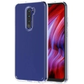 Xiaomi Redmi Note 8 Pro Kılıf Korumalı Kenarları Silikon Arkası Sert Coss Kapak  - Şeffaf