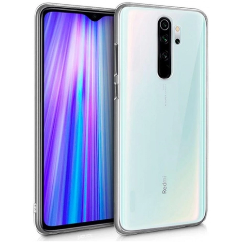 Xiaomi Redmi Note 8 Pro Kılıf Kamera Korumalı Esnek Silikon Kapak - Şeffaf