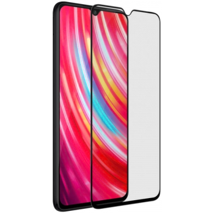 Xiaomi Redmi Note 8 Pro Seramik Tam Kaplayan Mat Ekran Koruyucu - Siyah