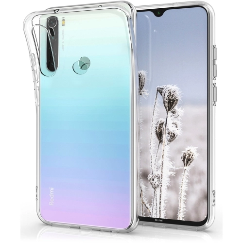 Xiaomi Redmi Note 8T Kılıf Kamera Korumalı Esnek Silikon Kapak - Şeffaf