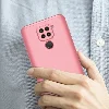 Xiaomi Redmi Note 9 Kılıf 3 Parçalı 360 Tam Korumalı Rubber AYS Kapak - Rose Gold