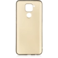 Xiaomi Redmi Note 9 Kılıf İnce Soft Mat Renkli Esnek Silikon Kapak - Gold