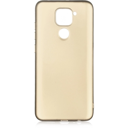 Xiaomi Redmi Note 9 Kılıf İnce Soft Mat Renkli Esnek Silikon Kapak - Gold