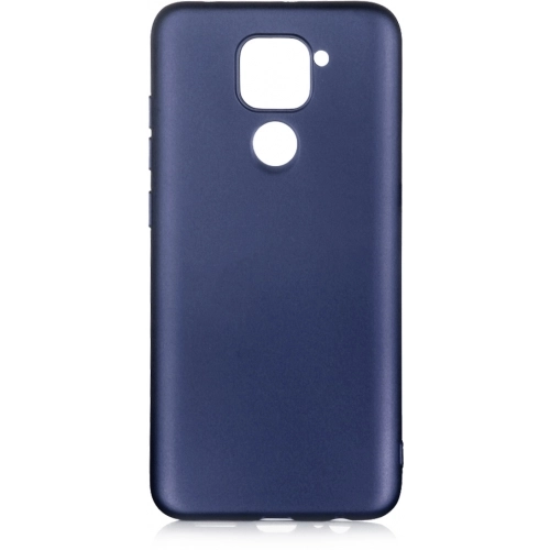 Xiaomi Redmi Note 9 Kılıf İnce Soft Mat Renkli Esnek Silikon Kapak - Lacivert