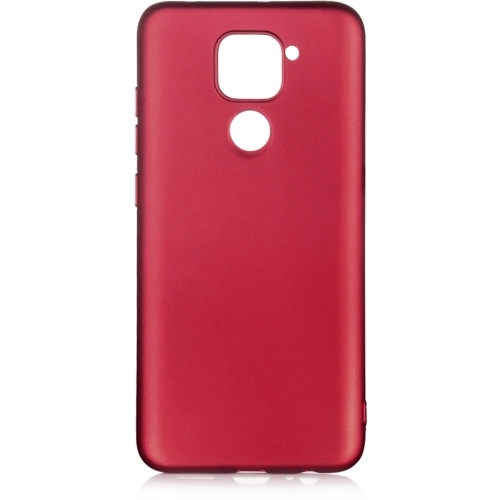 Xiaomi Redmi Note 9 Kılıf İnce Soft Mat Renkli Esnek Silikon Kapak - Mürdüm