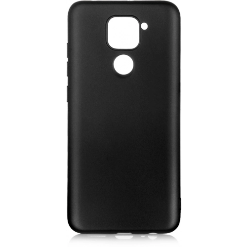 Xiaomi Redmi Note 9 Kılıf İnce Soft Mat Renkli Esnek Silikon Kapak - Siyah