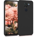 Xiaomi Redmi Note 9 Kılıf İnce Soft Mat Renkli Esnek Silikon Kapak - Siyah