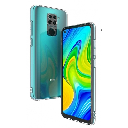 Xiaomi Redmi Note 9 Kılıf Kamera Korumalı Esnek Silikon Kapak - Şeffaf