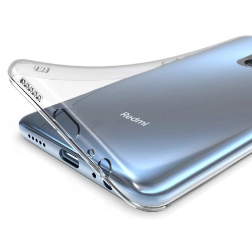 Xiaomi Redmi Note 9 Kılıf Kamera Korumalı Esnek Silikon Kapak - Şeffaf