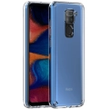Xiaomi Redmi Note 9 Kılıf Korumalı Kenarları Silikon Arkası Sert Coss Kapak  - Şeffaf