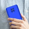 Xiaomi Redmi Note 9 Pro Kılıf 3 Parçalı 360 Tam Korumalı Rubber AYS Kapak - Mavi