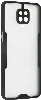 Xiaomi Redmi Note 9 Pro Kılıf Kamera Lens Korumalı Arkası Şeffaf Silikon Kapak - Siyah