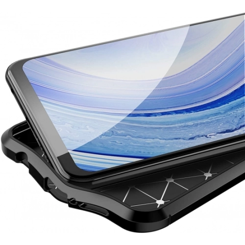 Xiaomi Redmi Note 9 Pro Kılıf Deri Görünümlü Lüks Parmak İzi Bırakmaz Niss Silikon Kapak - Siyah