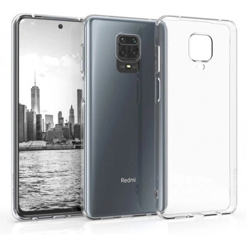 Xiaomi Redmi Note 9 Pro Kılıf Kamera Korumalı Esnek Silikon Kapak - Şeffaf