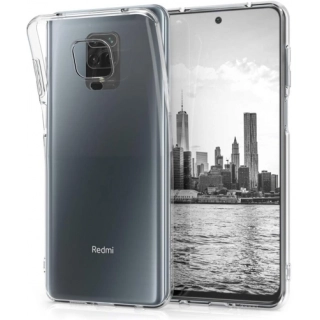 Xiaomi Redmi Note 9 Pro Kılıf Kamera Korumalı Esnek Silikon Kapak - Şeffaf