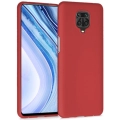 Xiaomi Redmi Note 9s Kılıf İnce Soft Mat Renkli Esnek Silikon Kapak - Kırmızı